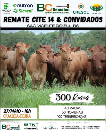 Remate Cite 14 e convidados