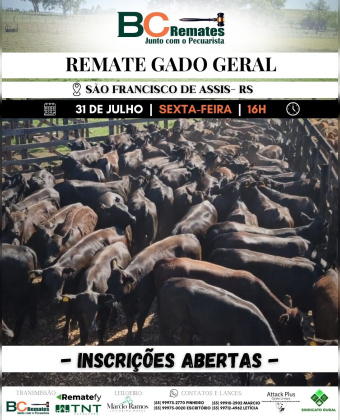 Remate Gado Geral
